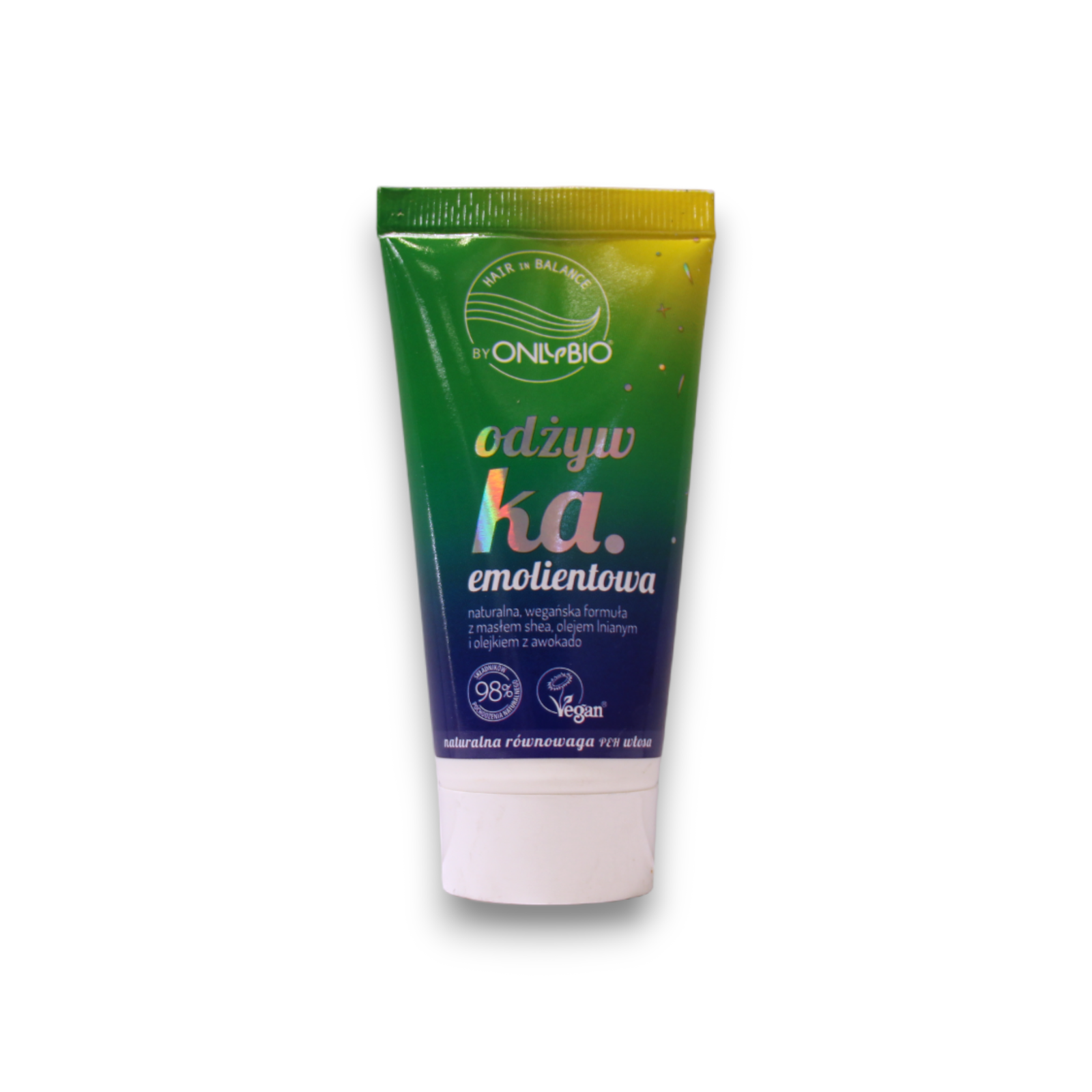 OnlyBio, Hair Balance Emollient, Sheasmör, Hårbalsam, Mot friss, 50 ml