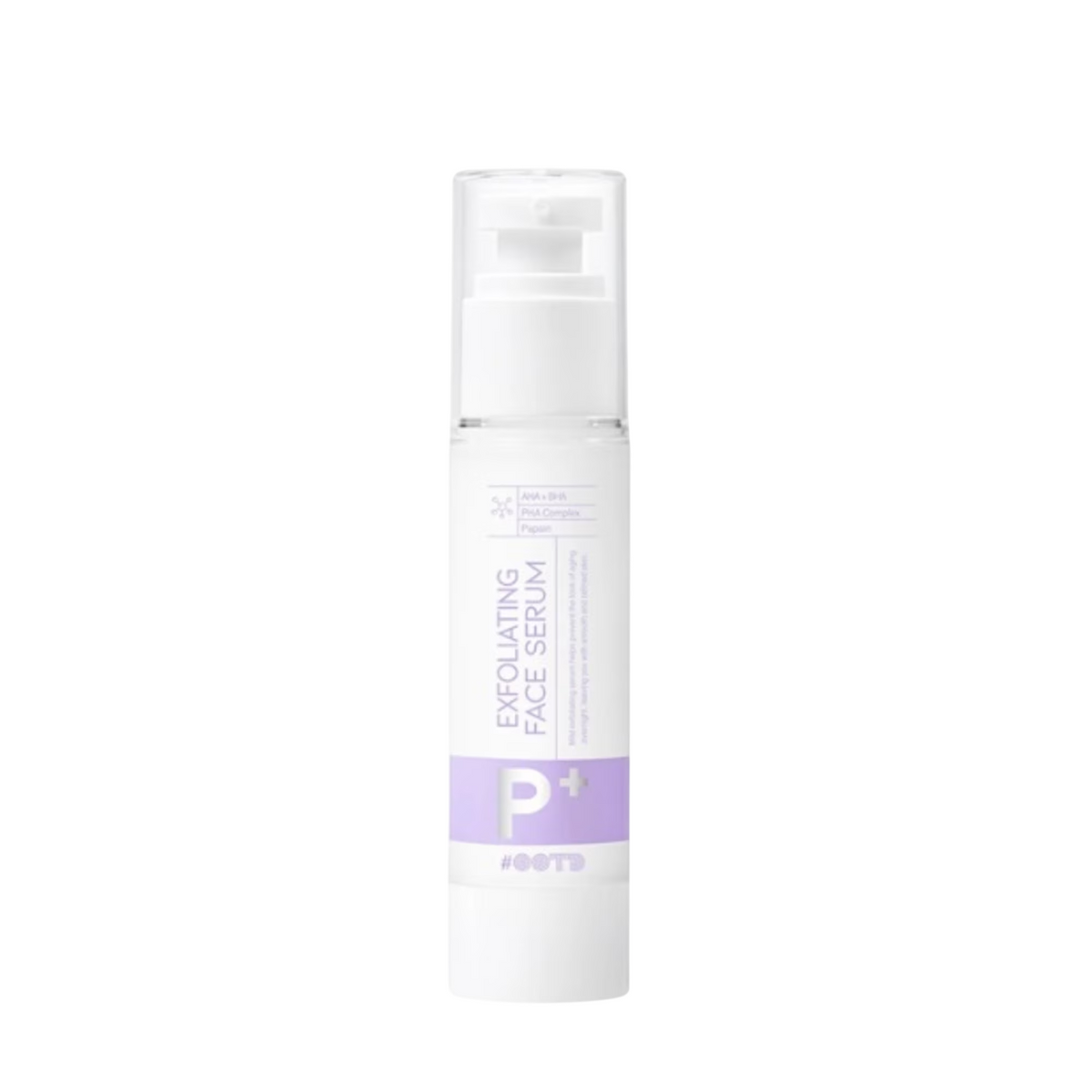 #OOTD, P+, Exfoliering, Dagligen, Serum, För ansiktet, 50 ml