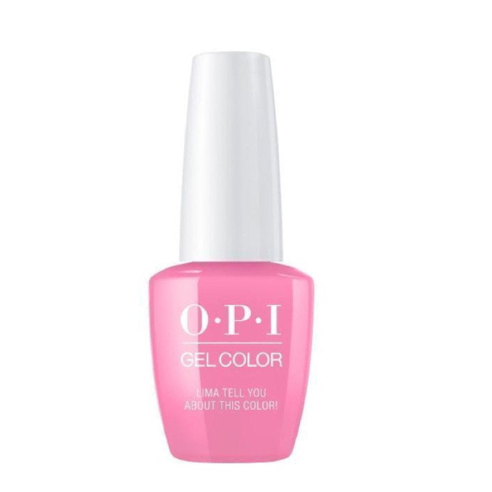 Opi, Gel Color, Semi-permanent nagellack, Lima måste du veta mer om den här färgen!, 15 ml