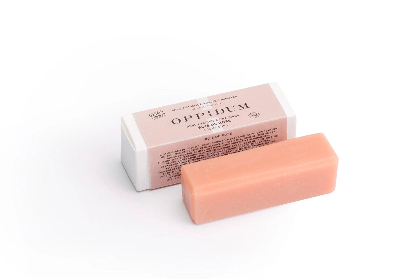 Oppidum, Bois de Rose, Rengöring, Tvålmask, Veckovis, För ansiktet, 45 g