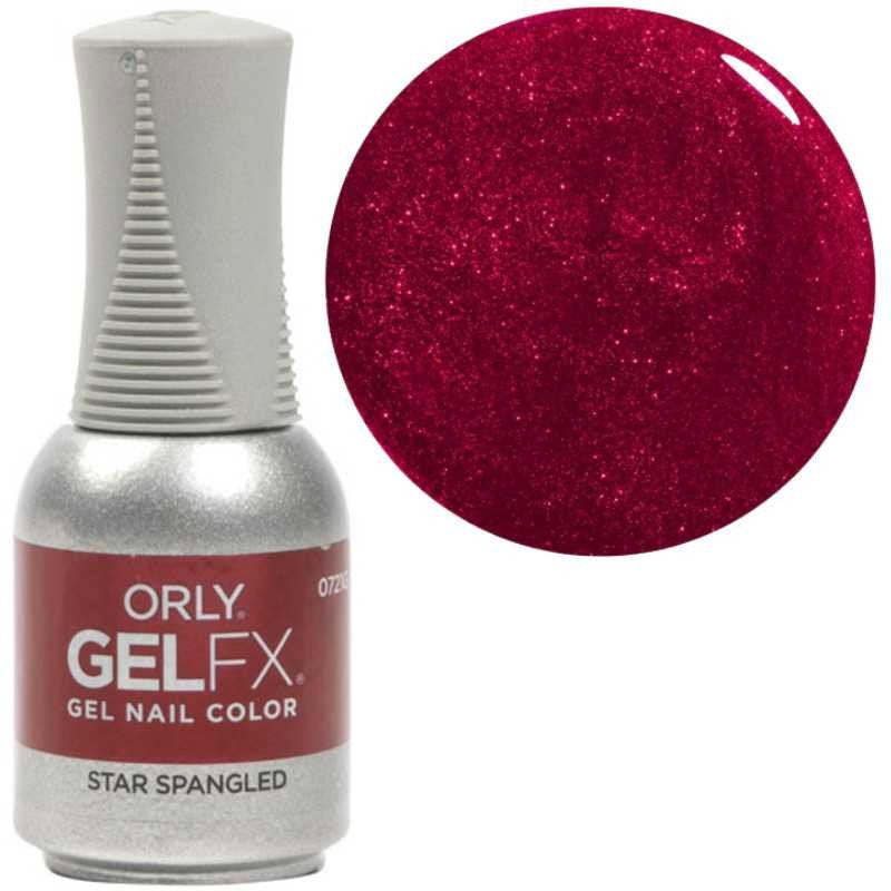Orly, Gelfx, Glans, Semi-permanent nagellack, Star Spangled, 18 ml