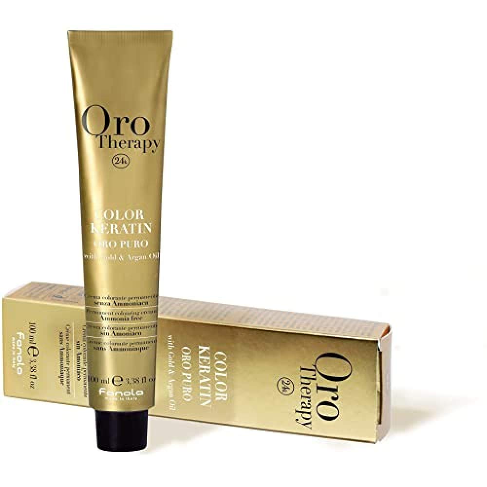 Oro Therapy, 24k Oro Puro, Ammoniakfri, Permanent hårfärg, 5.6 Light Brown Red, 100 ml