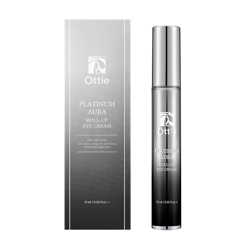 Ottie, Platinum Line, Hydrating & Revitalising, Dag & Natt, Ögon roll-on, 15 ml