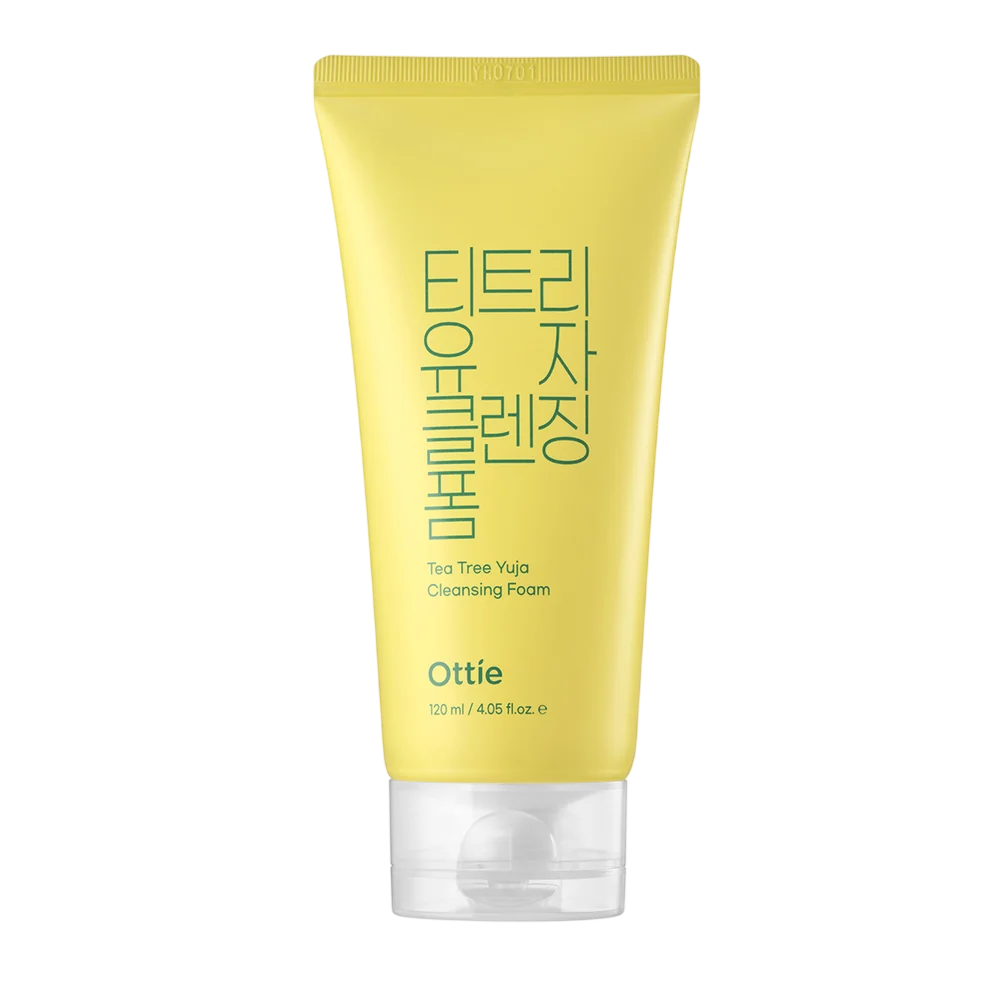 Ottie, Tea Tree Yuja, Eliminerar orenheter, Rengöringsskum, 120 ml