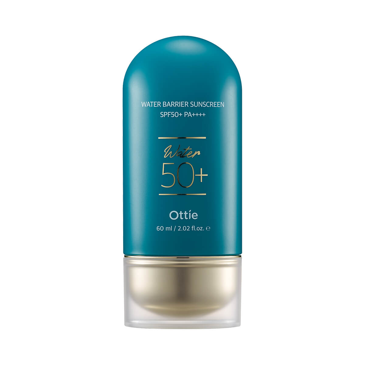 Ottie, Water Barrier, Hydrating & Moisturising, Solkräm, För ansiktet, SPF50+, 60 ml