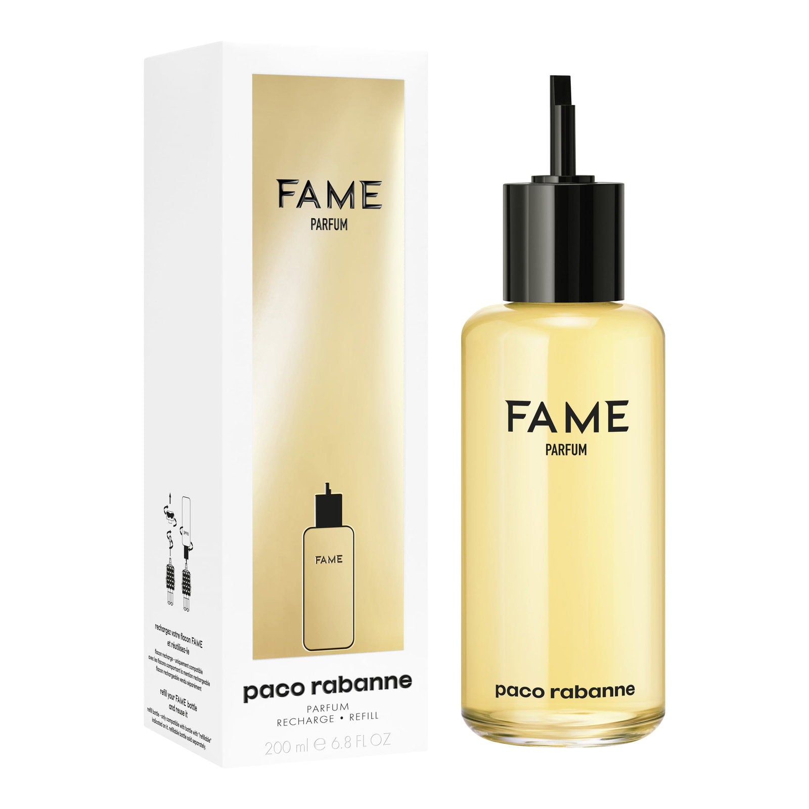 Paco Rabanne, Fame, Parfym, För kvinnor, Påfyllning, 200 ml