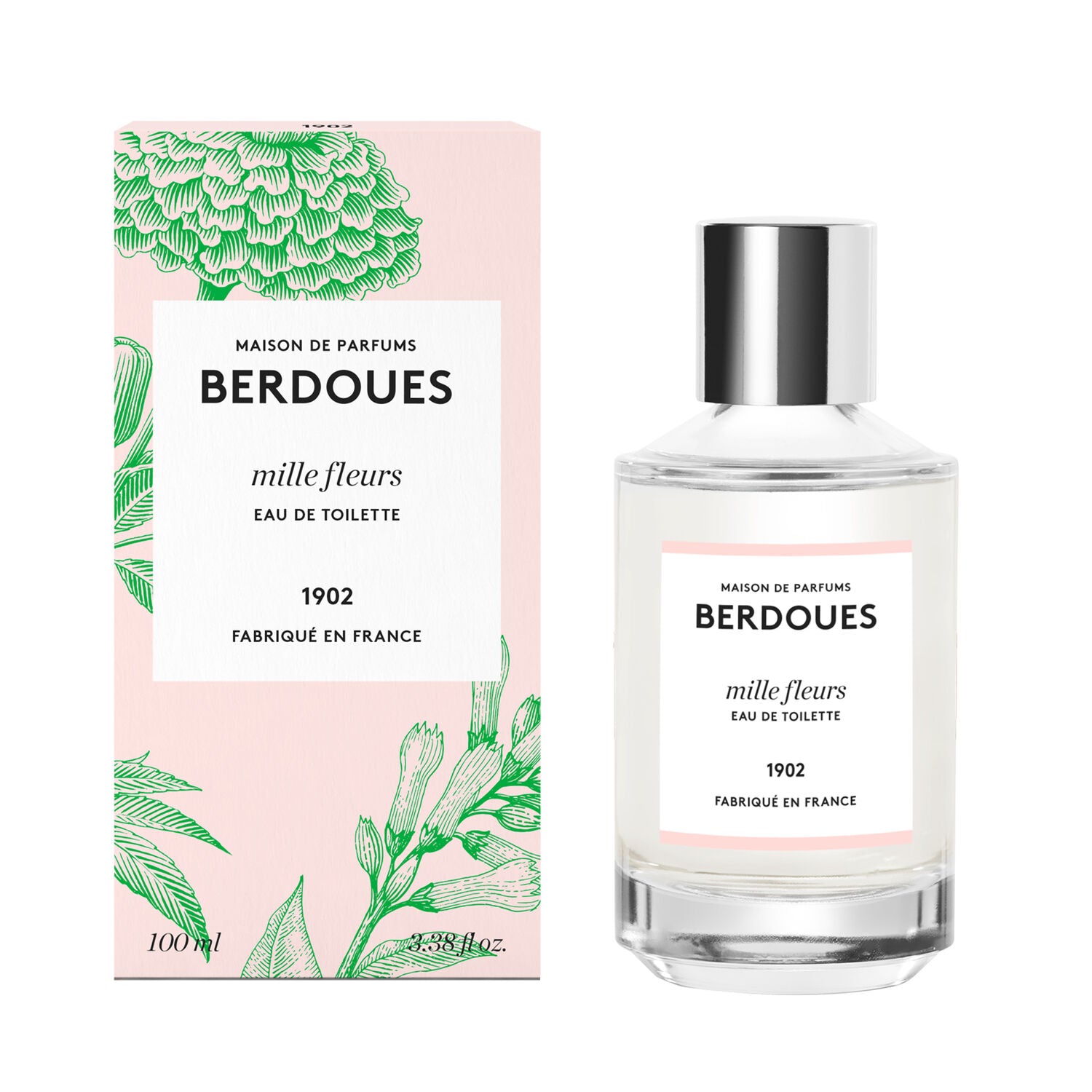 Parfums Berdoues, Mille Fleurs, Eau de Toilette, Unisex, 100 ml