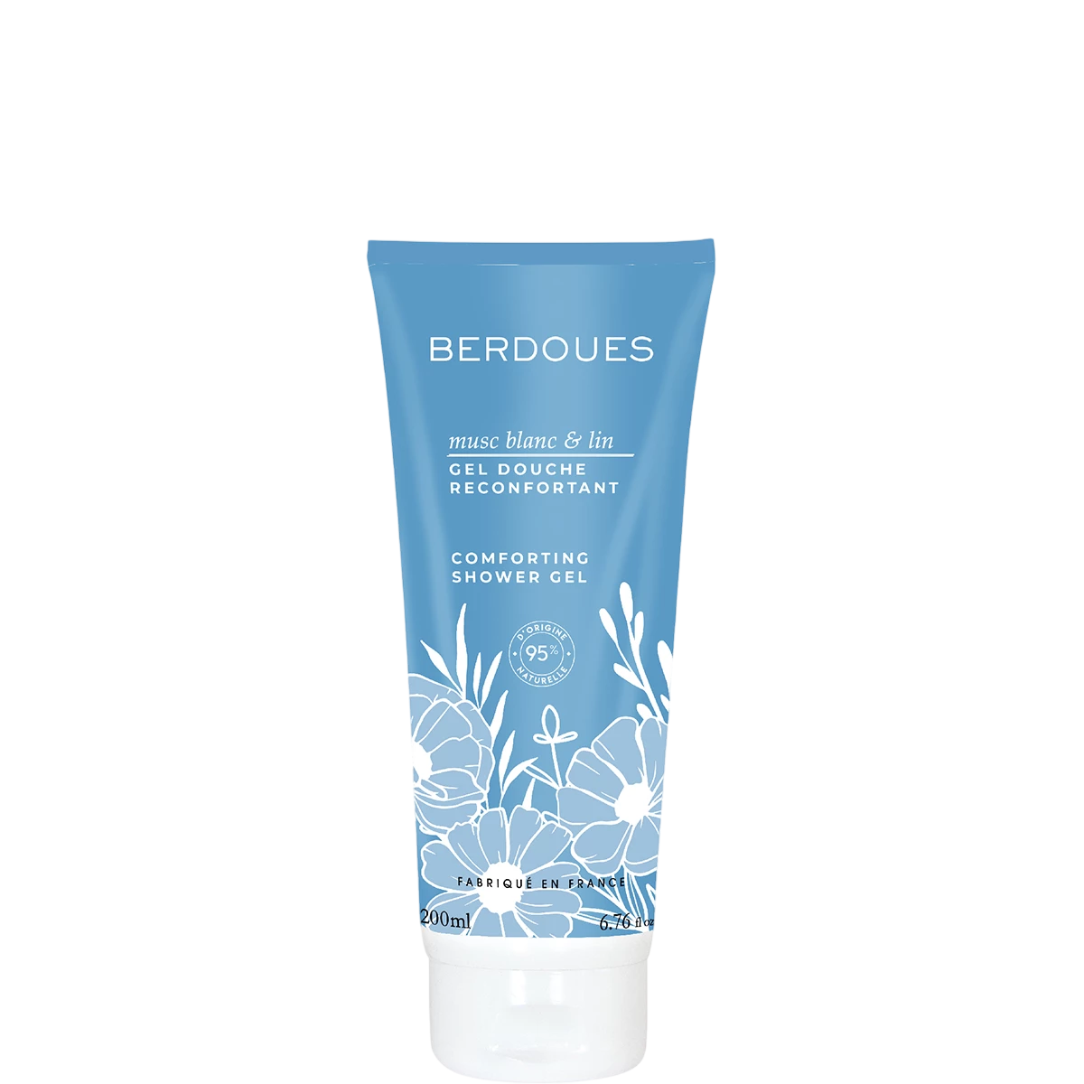 Parfums Berdoues, Musc Blanc Et Lin, Duschgel, 200 ml