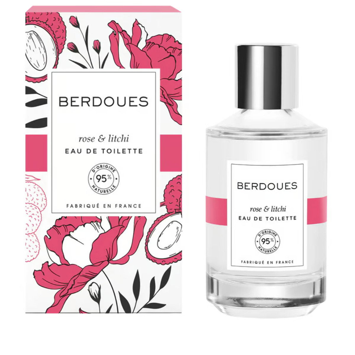 Parfums Berdoues, Rose & Litchi, Eau de Toilette, För kvinnor, 100 ml