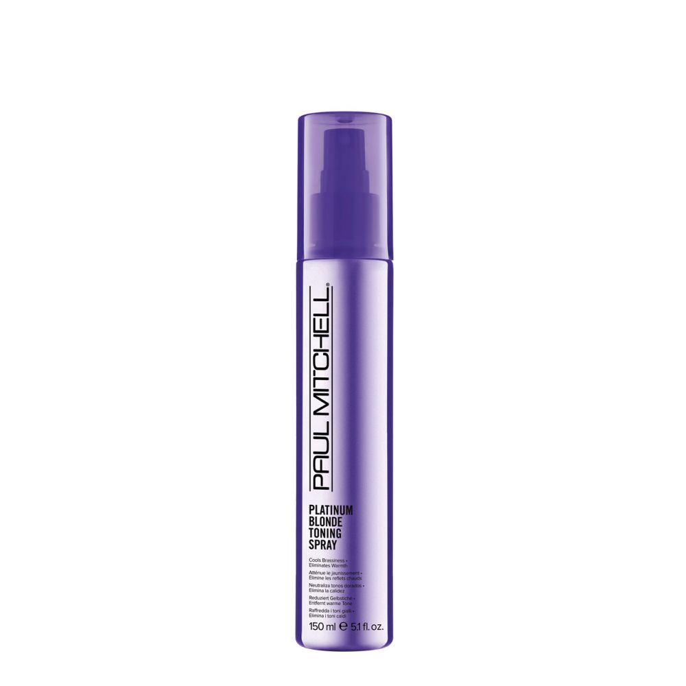 Paul Mitchell, Blonde Platinum Blonde, Parabenfri, Hårfärgningsspray, För blont/framhävt/grått eller vitt hår, 150 ml