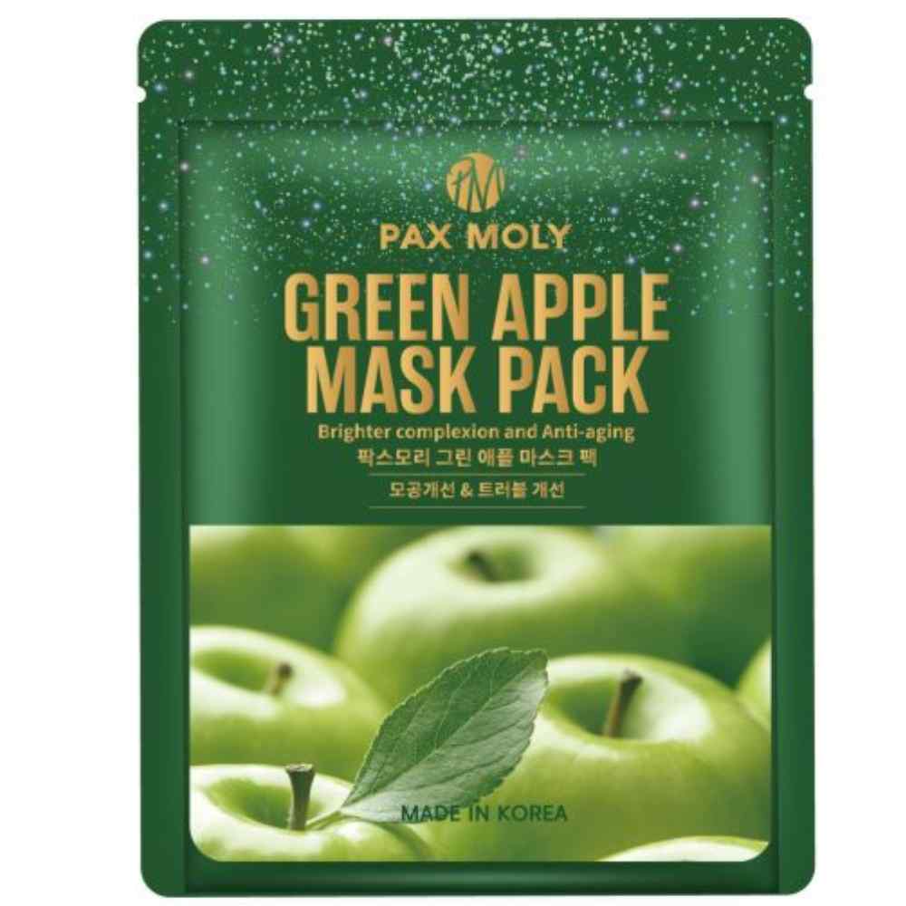 PaxMoly, Green Apple, Upplysning, Ansiktsmask, För ansiktet, Dag & Natt, 25 ml
