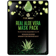PaxMoly, Real Aloe Vera, Firmness, Elasticity, Hydration, Ansiktsmask, För ansiktet, 25 ml