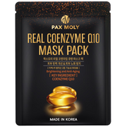 PaxMoly, Real Coenzyme Q10, Hydrating & Revitalising, Sheet Mask, Face, Day & Night, 25 ml