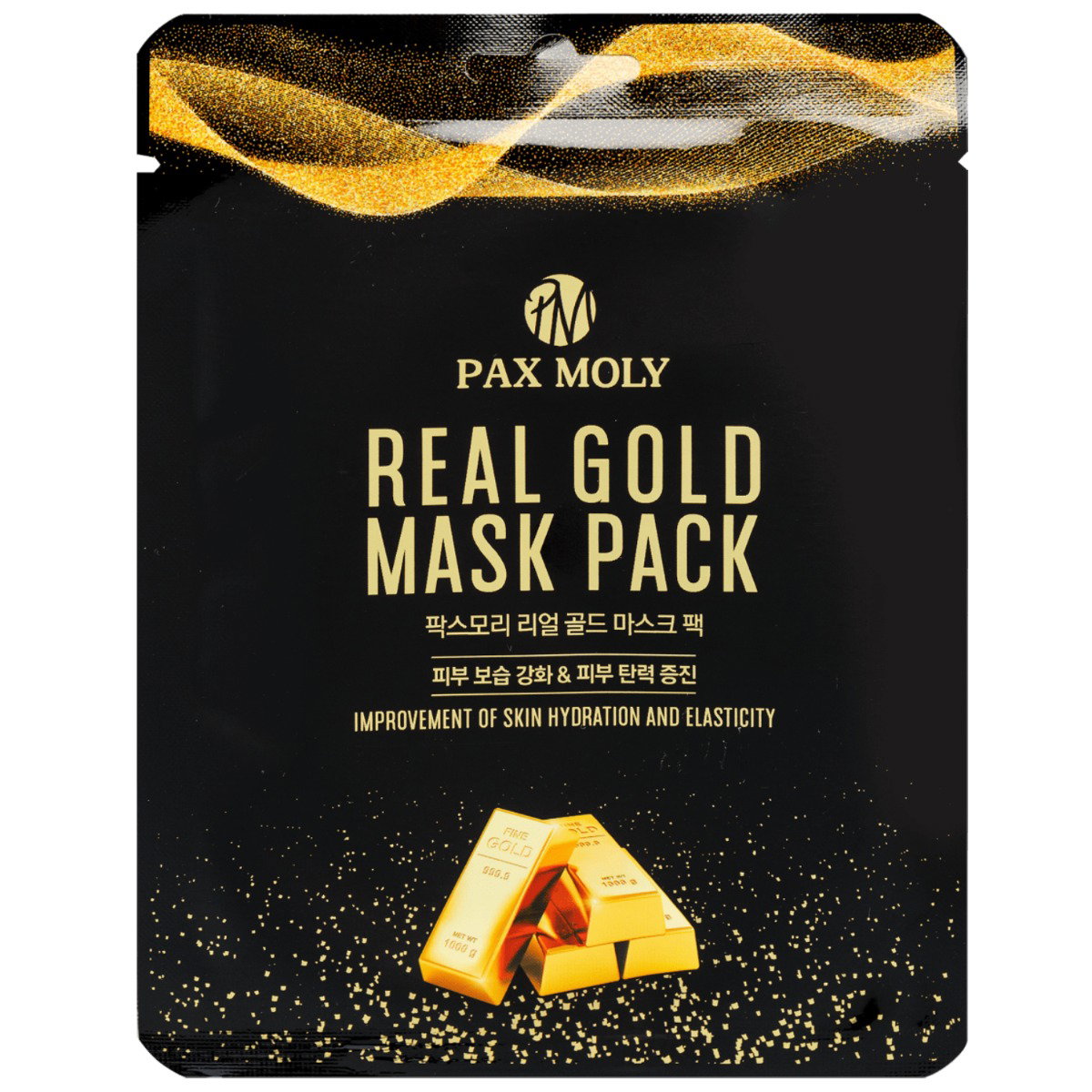 PaxMoly, Real Gold, Återfuktande, Ansiktsmask, För ansiktet, 25 ml