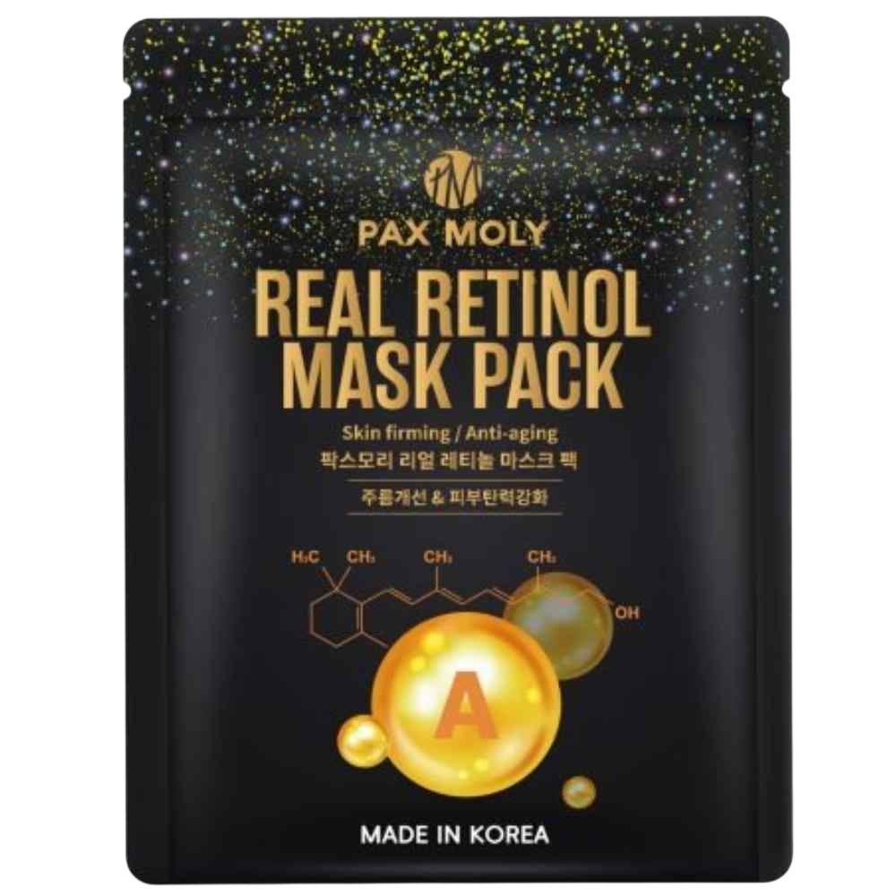 PaxMoly, Real Retinol, Anti-aging, Ansiktsmask, Ansikte, Dag & Natt, 25 ml