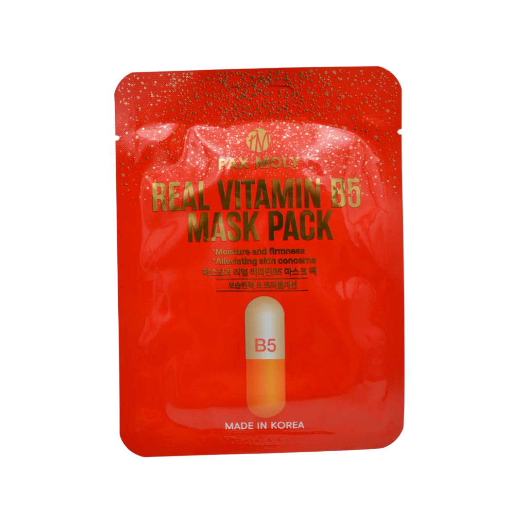 PaxMoly, Real Vitamin B5, Hydrating & Soothing & Repairing, Ansiktsmask, Ansikte, Dag & Natt, 25 ml