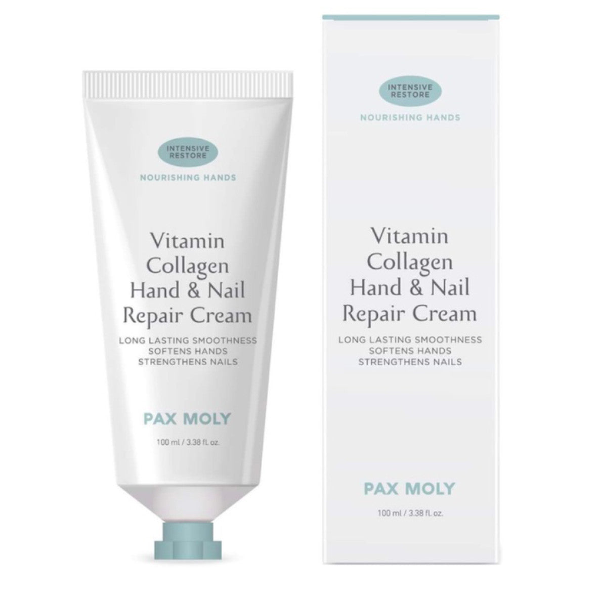 PaxMoly, Vitamin Collagen, Hydrating & Moisturising, Hand- och nagelkräm, Fruity & Floral, 100 ml