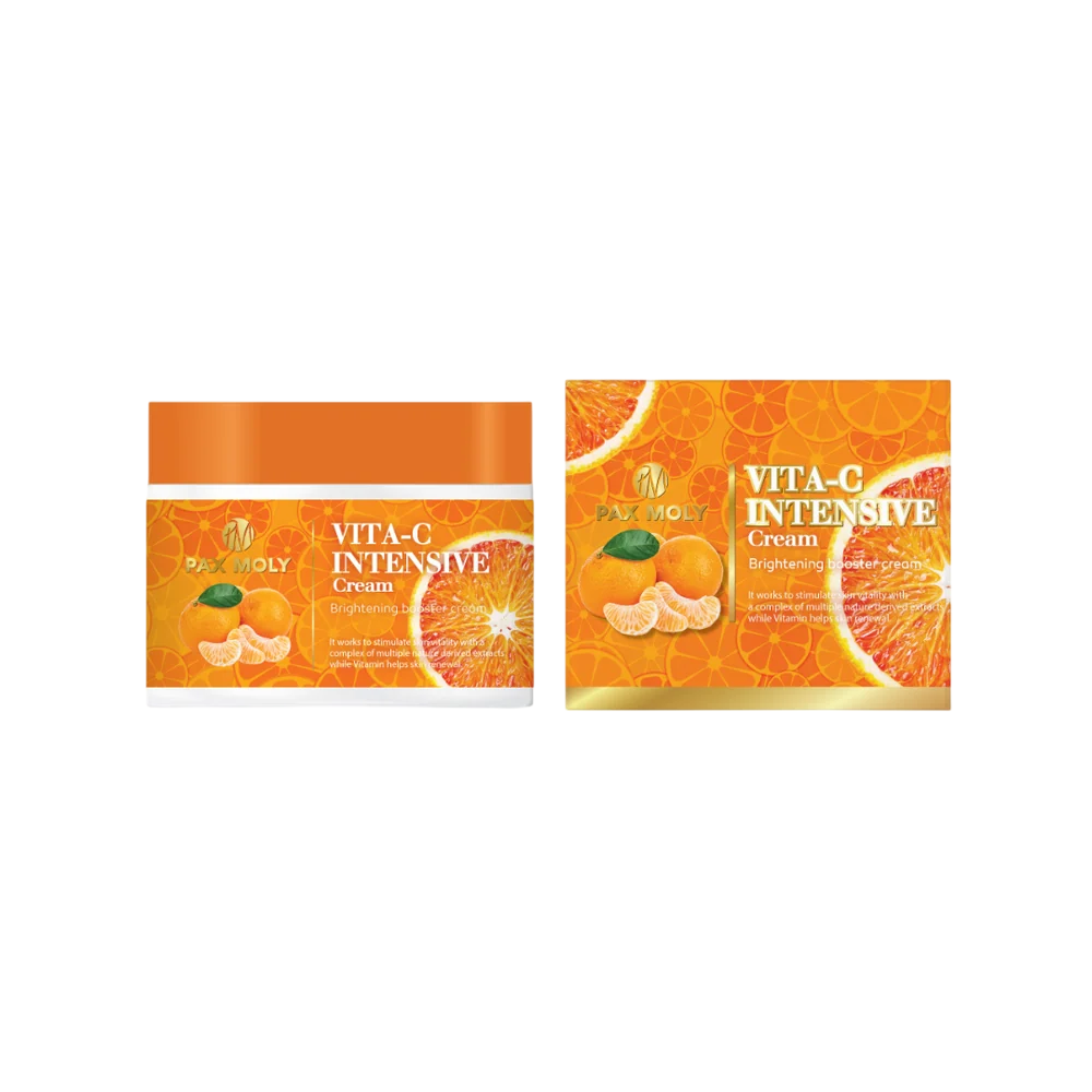 PaxMoly, Vitamina C Intensive, Hydrating & Brightening & Anti-Aging, Grädde, För ansiktet, 100 ml