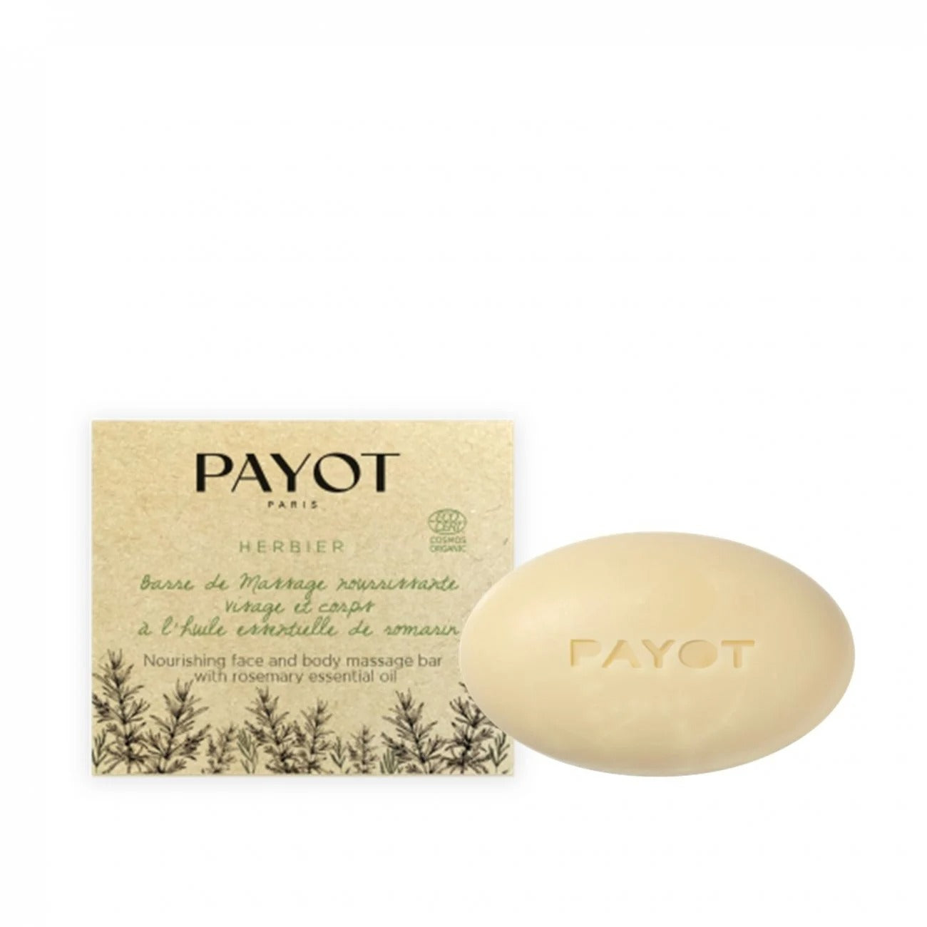 Payot, Herbier, Närande, Massage tvål, Rosmarin eterisk olja, För ansikte & kropp, 50 g