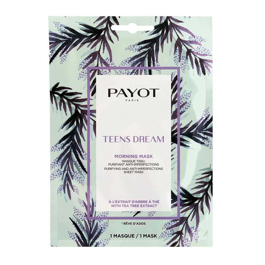 Payot, Teens Dream, Vitt te-extrakt, Renande, Ansiktsmask, För ansiktet, Morgon, 19 g