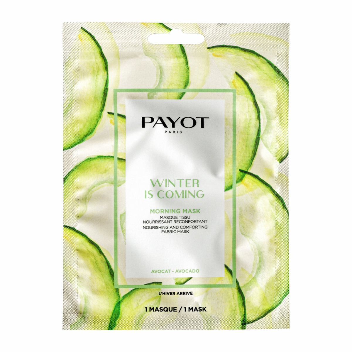 Payot, Winter Is Coming, Avokadoolja, Närande, Ansiktsmask, För ansiktet, Morgon, 19 g
