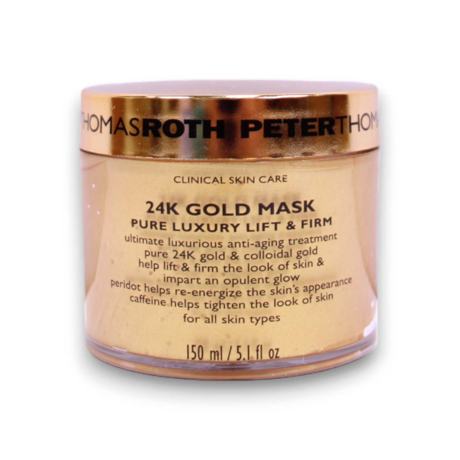 Peter Thomas Roth, 24K Gold Pure, Lyft och Förstärk, Kräm mask, För ansiktet, 150 ml