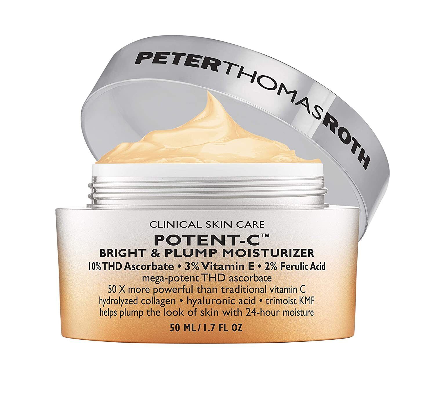 Peter Thomas Roth, Potent-C, Vitamin E, Återfuktande, Dag, Grädde, För ansiktet, 50 ml