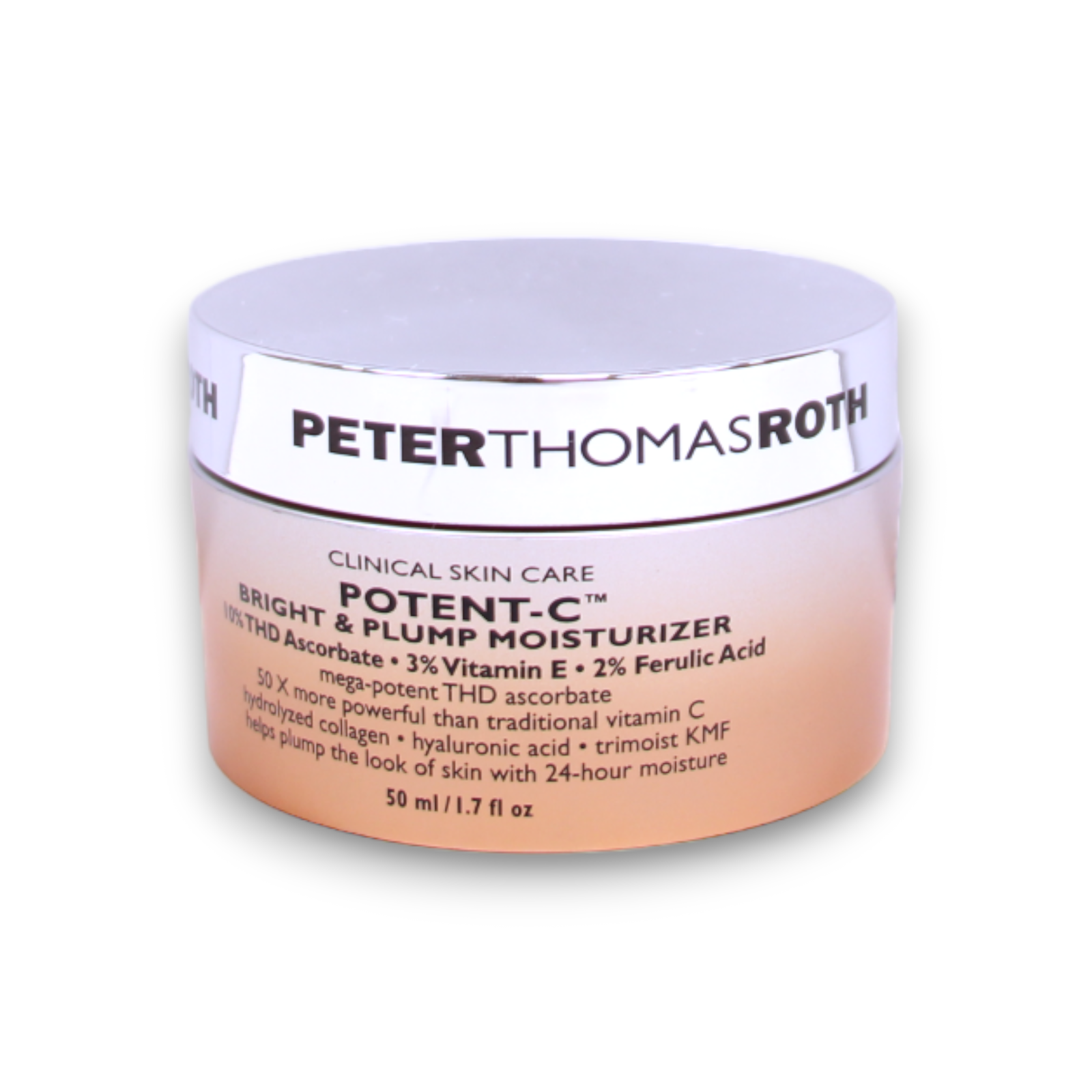 Peter Thomas Roth, Potent-C, Vitamin E, Återfuktande, Dag, Grädde, För ansiktet, 50 ml