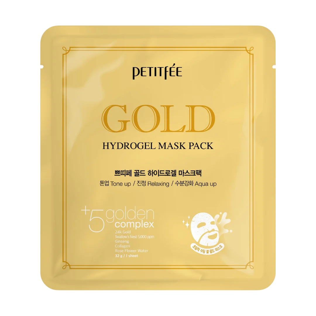 Petitfee, Gold, Anti-aging, Hydrogel, Gelmask, För ansiktet, 32 g