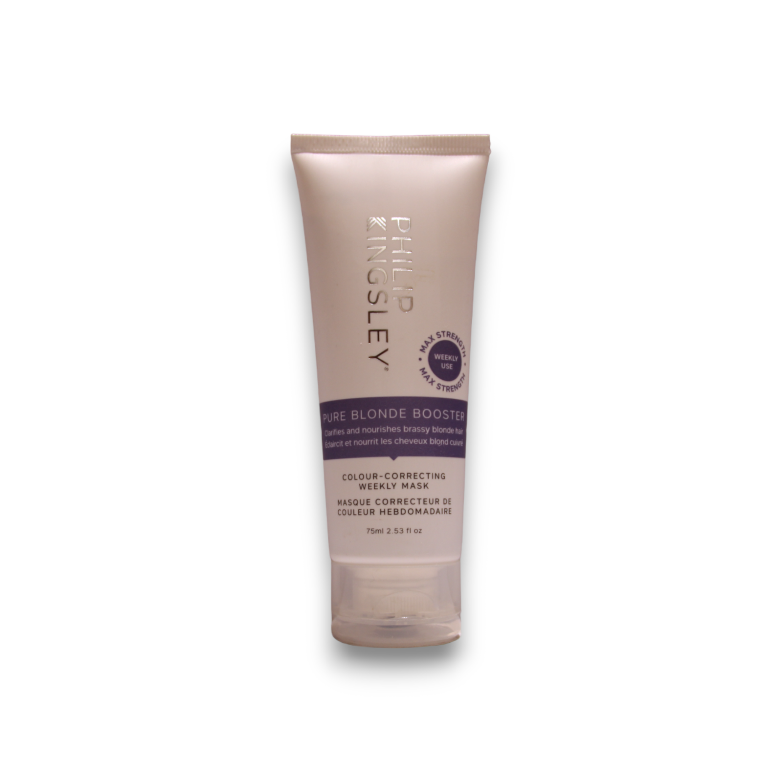 Philip Kingsley, Pure Blonde Booster, Hair Treatment Cream Mask, Moisturizing and Clarifying, Weekly, 75ml