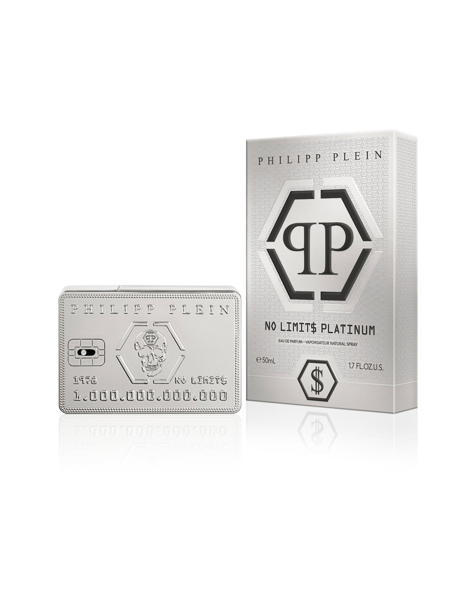 Philipp Plein, No Limits Platinum, Parfymvatten, För män, 50 ml
