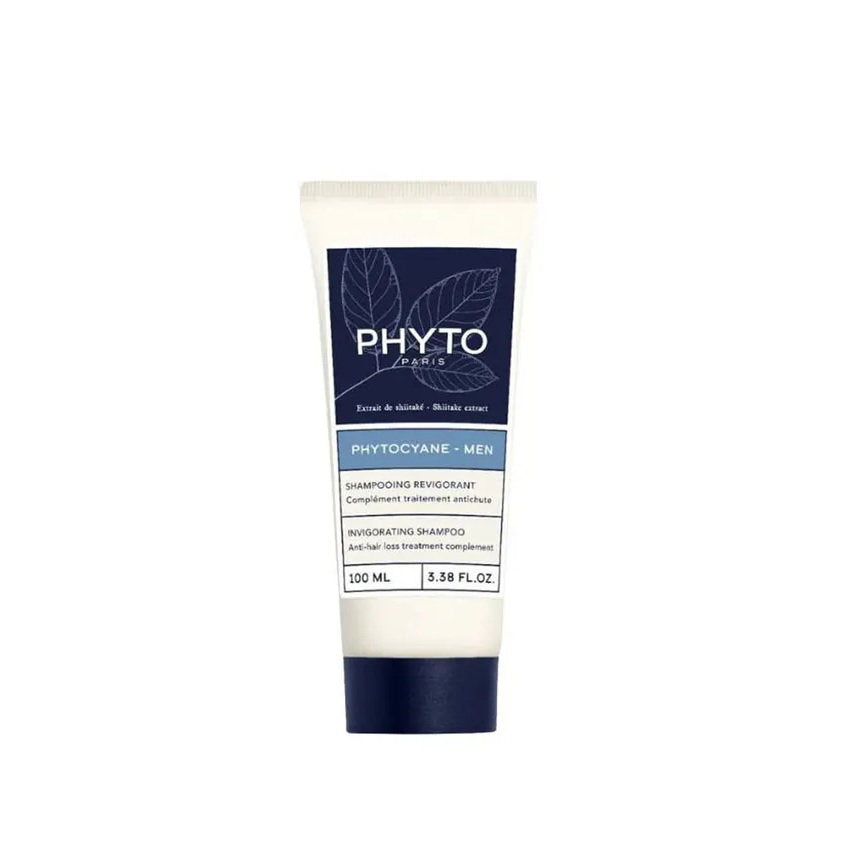 Phyto, Cyane, Hårschampo, Anti-Hair Loss & Hair Regrowth, 100 ml