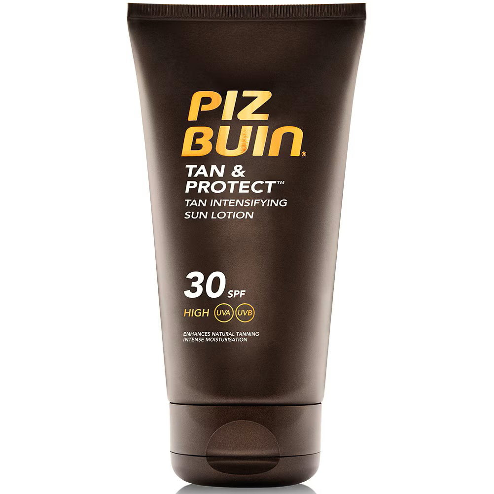 Piz Buin, Tan & Protect, Accelererar naturlig bränna, Solkräm, SPF 30, 150 ml