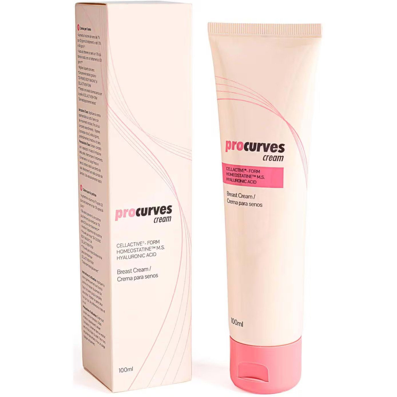 Procurves, Procurves+, Breast Enlargement, Lokal behandlingskräm, 100 ml
