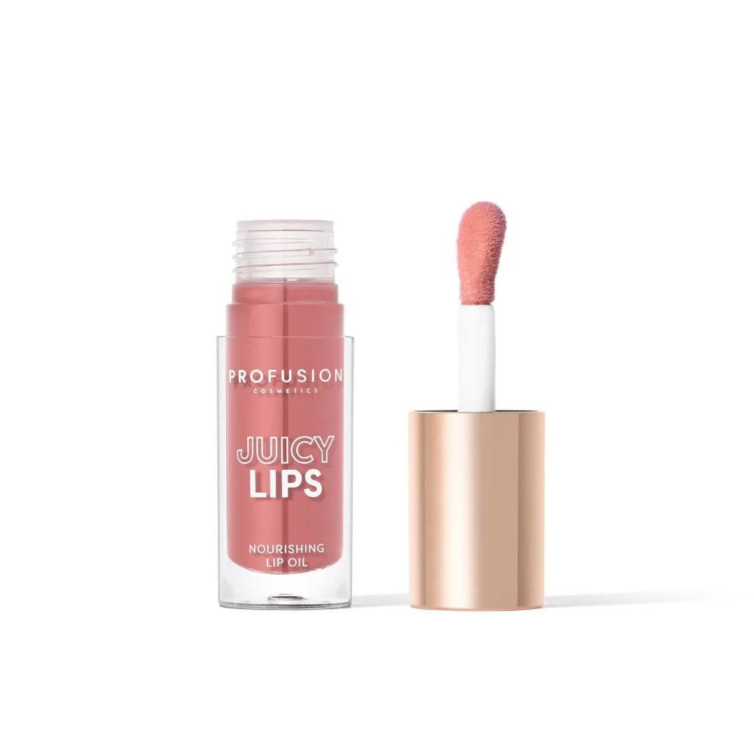 Profusion Cosmetics, Juicy Lips Tint, Glow & Illuminating, Läppolja, Strålande ros, 5.2 ml