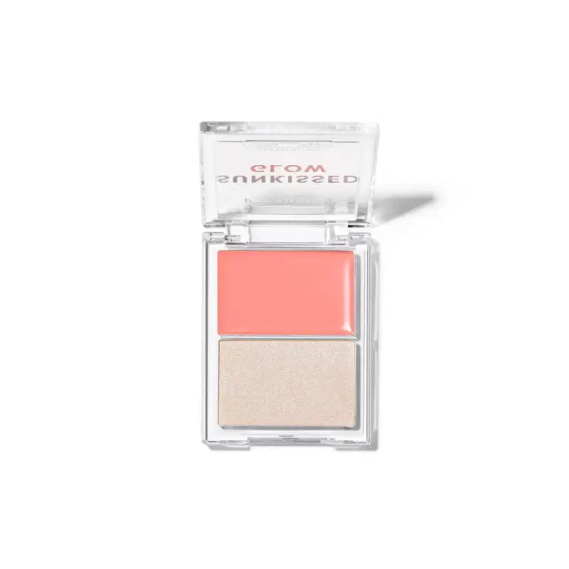 Profusion Cosmetics, Sunkissed Glow, Glow & Illuminating, Rouge- och highlighterpalett, Rosa soluppgång, 4.7 g