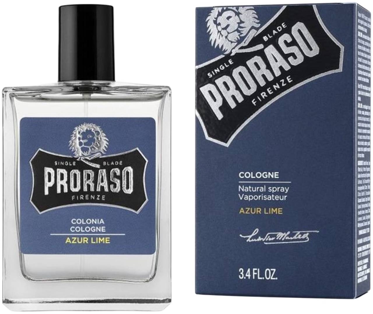Proraso, Azur Lime, Eau de Cologne, För män, 100 ml