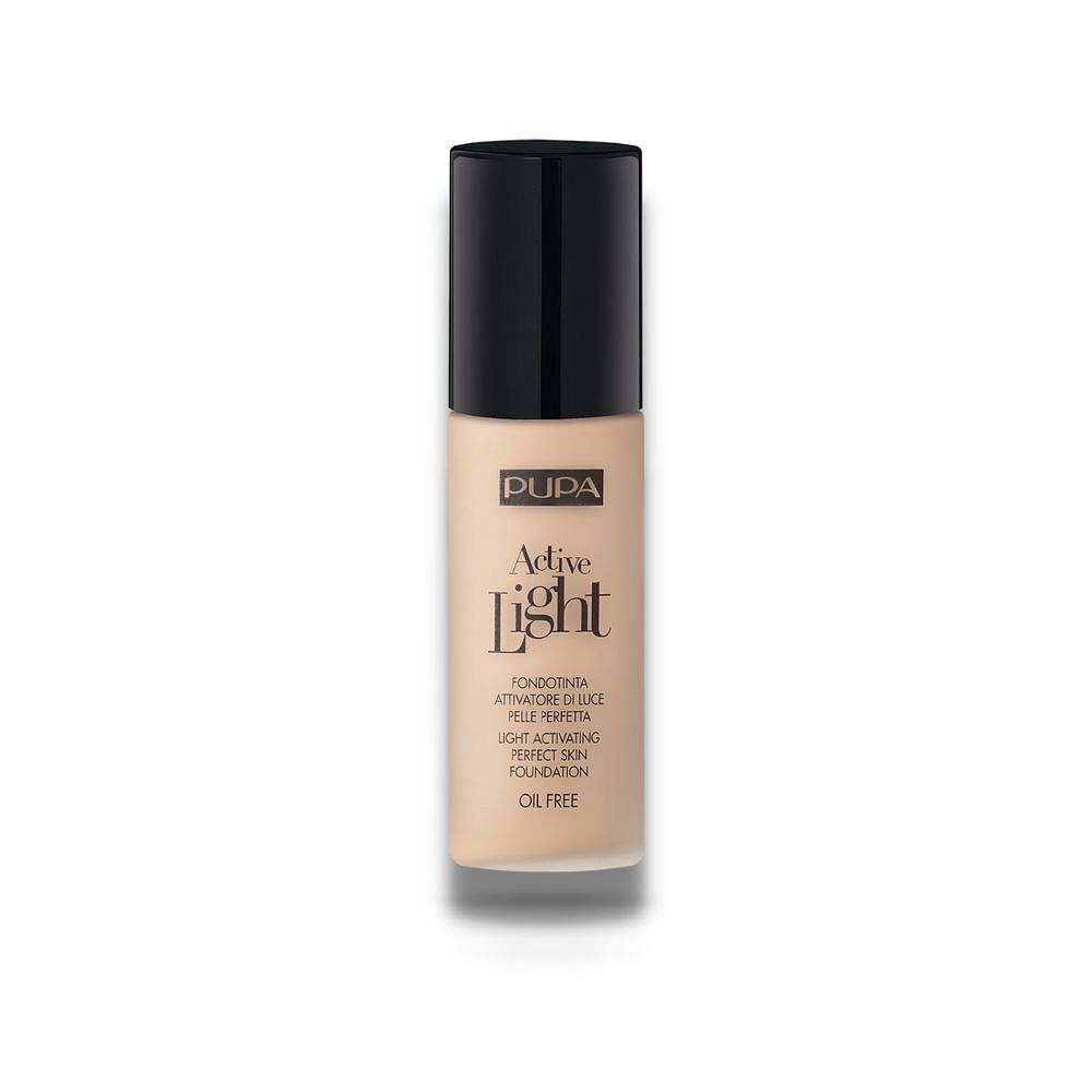 Pupa, Active-Light, Oljefri, Lystergivande, Flytande foundation, 51, Sandbrun, 30 ml