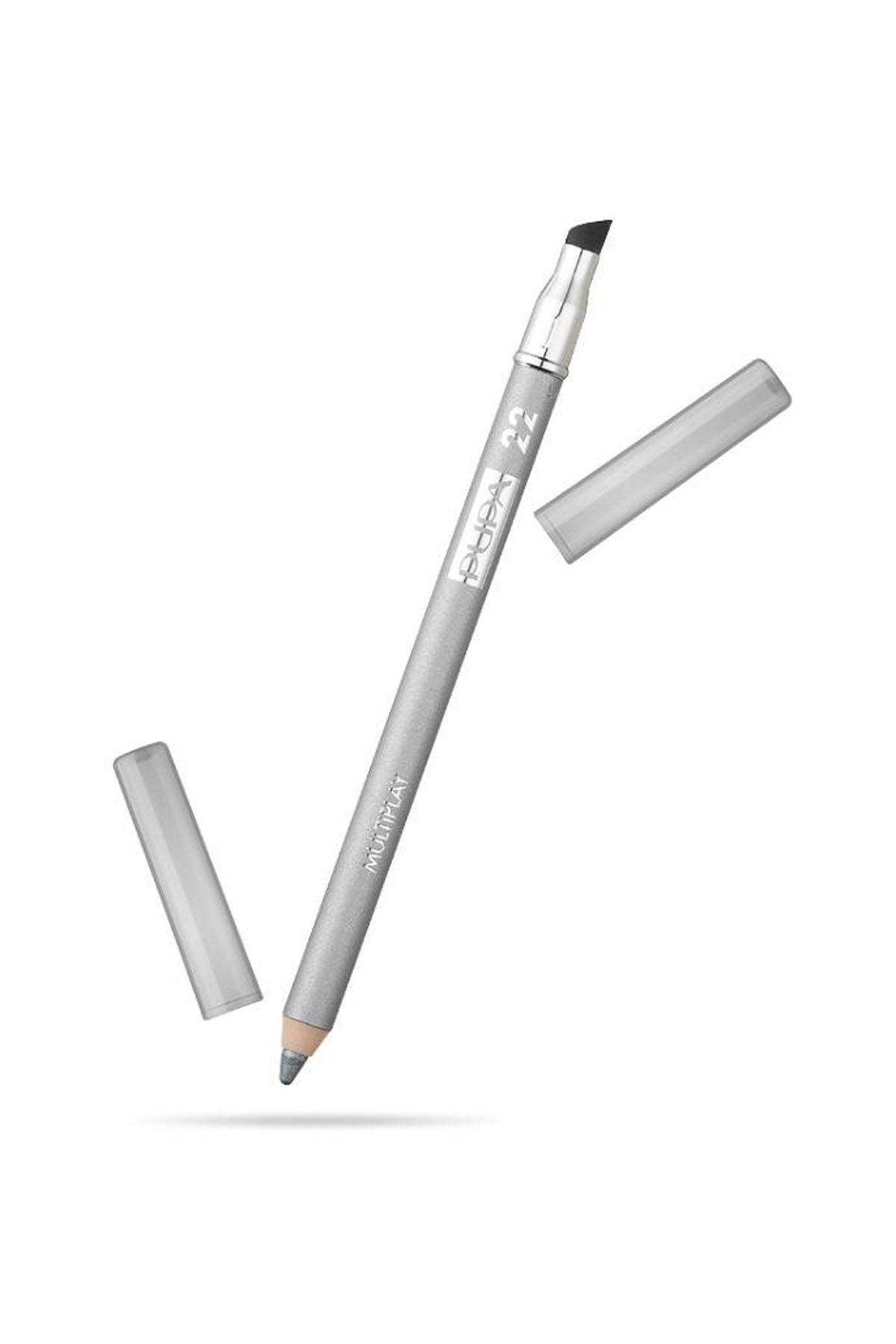 Pupa, Multiplay, Dubbeländad, Ögonskugga & Kajal eyeliner 2-i-1, 22, Rent silver, 1,2 g