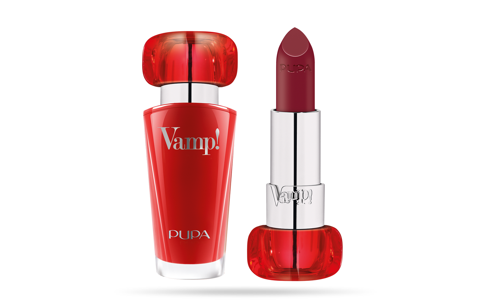 Pupa, Vamp!, Parabenfri, Volym, Krämigt läppstift, 300, Scarlet Bordeaux, 3.5 g