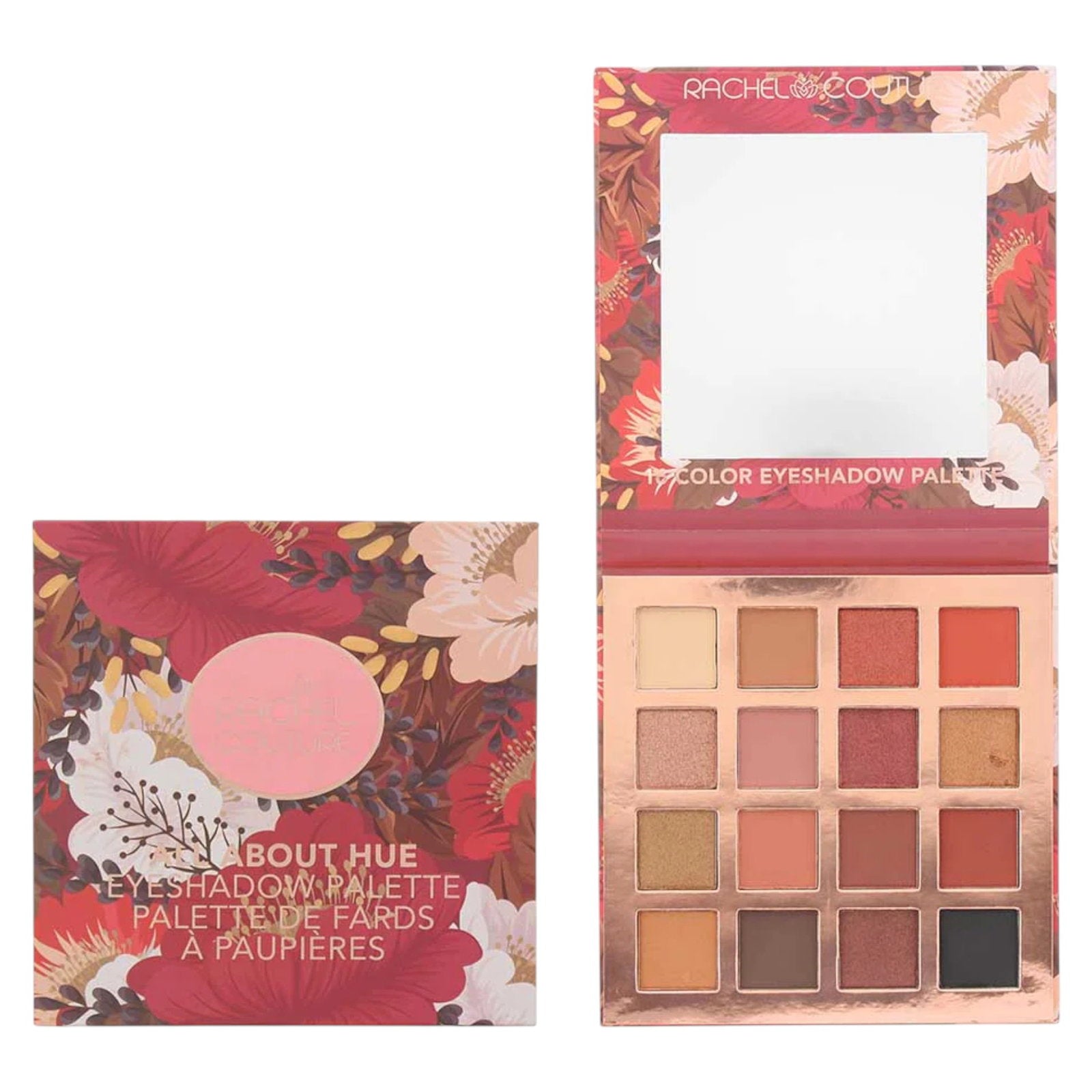 Rachel Couture, All About Hue, Skimrande, Ögonskuggspalett, 16, 25.6 g