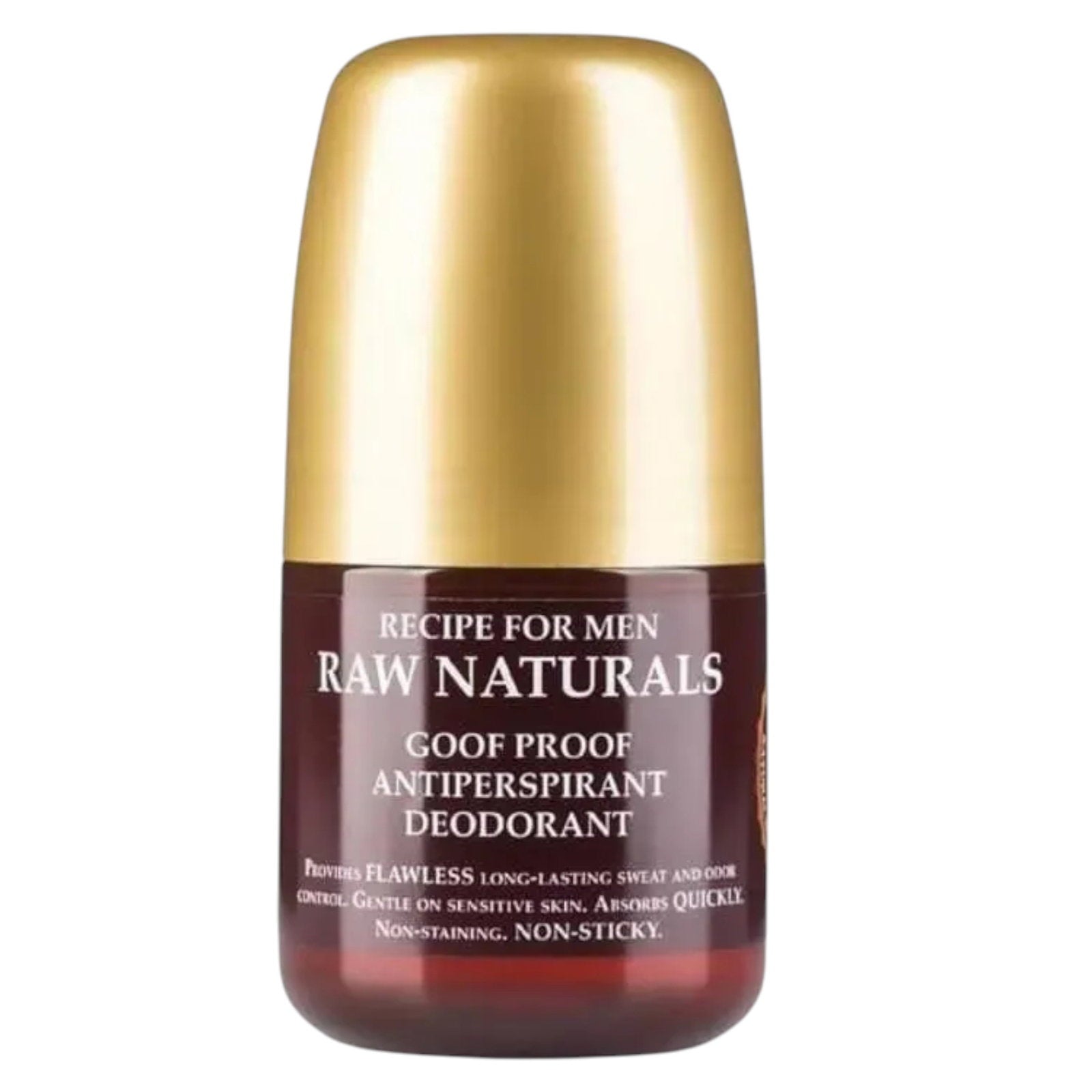 Raw Naturals, Goof Proof, Mot irritation, Antiperspirant, För män, 60 ml