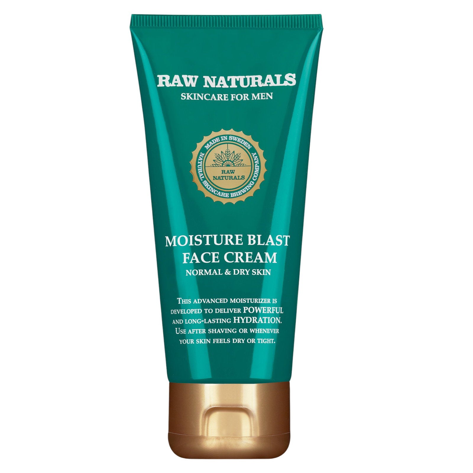 Raw Naturals, Moisture Blast, 100% vegansk, Hydrering, Grädde, För ansiktet, 100 ml