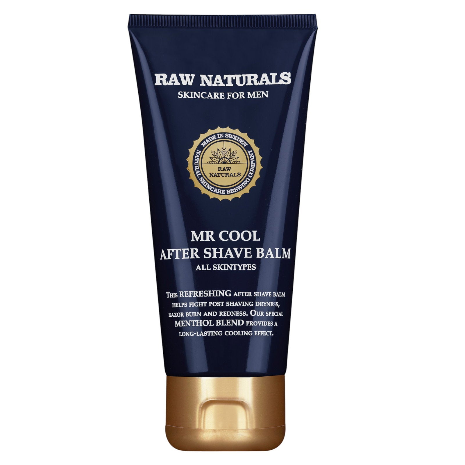 Raw Naturals, Mr.Cool, 100% vegansk, Uppfriskande, After-shave balm, 100 ml