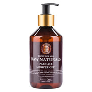 Raw Naturals, Pale Ale, 100% vegansk, Refreshing and masculine, Rengöring, Duschgel, Kropp och hår, Alla hudtyper, 300 ml