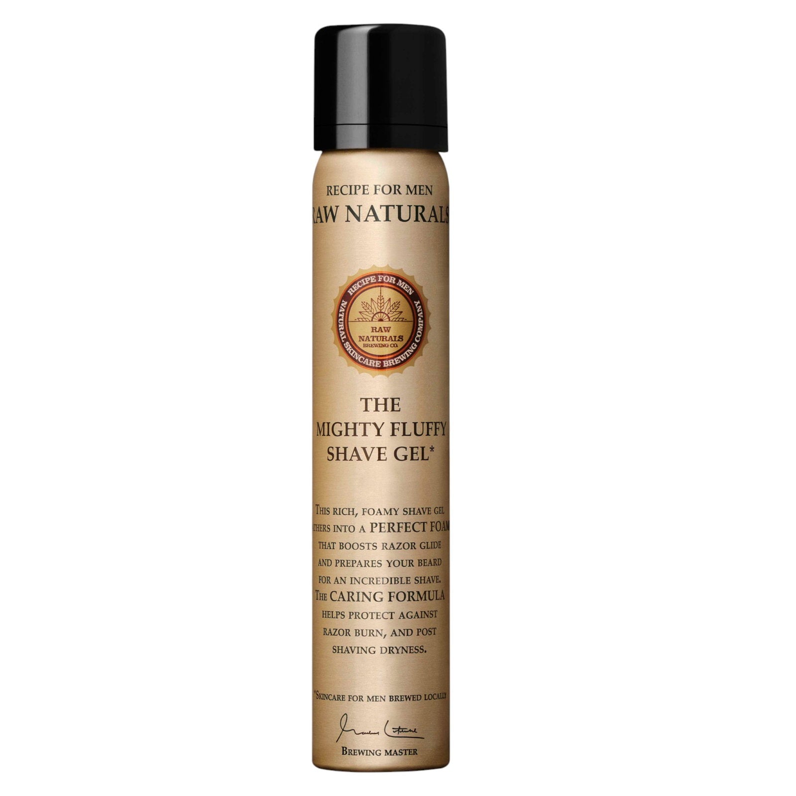Raw Naturals, The Mighty Fluffy, Återfuktande, Rakgel, 75 ml