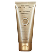Raw Naturals, Transparent, 100% vegansk, Återfuktande & Mjukgörande, Rakgel, 100 ml