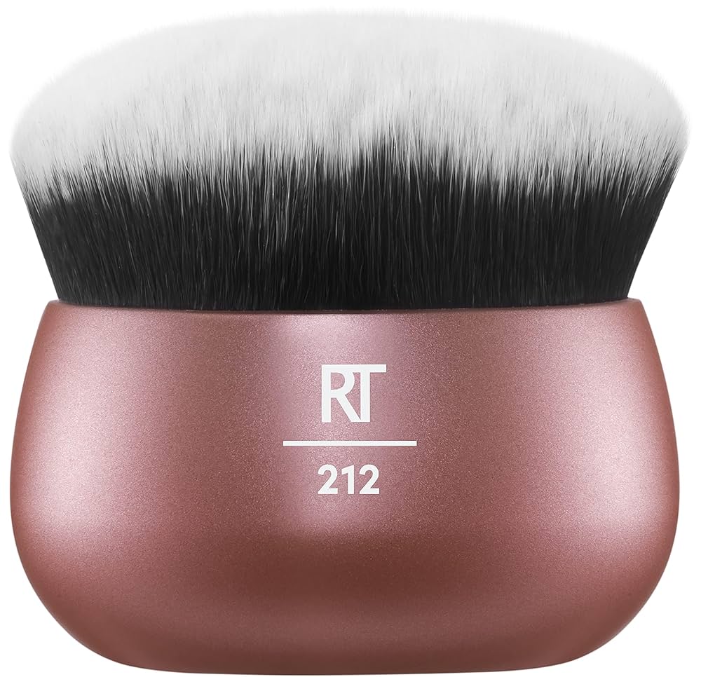Real Techniques, Flawless Base, Blandning, Multifunktions ansiktsborste, Honungsbaserad färg