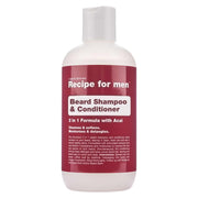 Recipe For Men, Beard Shampoo & Conditioner, Cleansing and Conditioning, Skäggschampo, Fukt, 250 ml