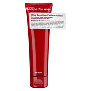 Recipe For Men, Ultra Sensitive Facial Cleanser, Doftfri, Mild rengöring, Rengöringsgel, Ansikte, 100 ml